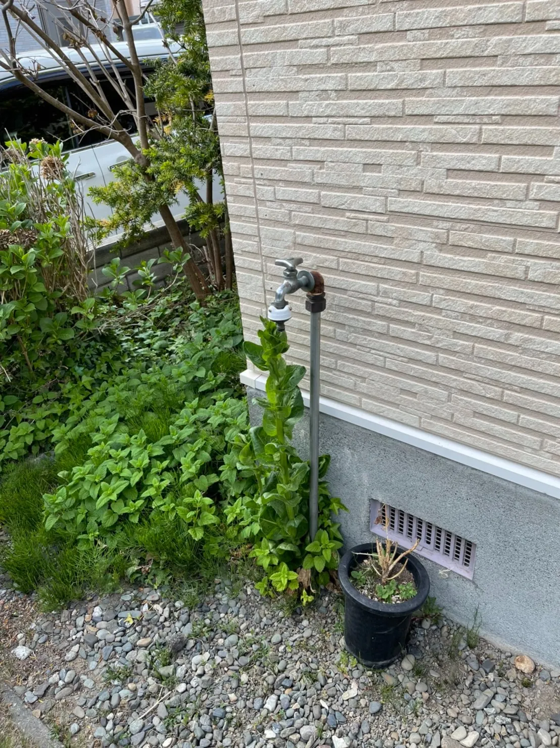 散水栓交換工事